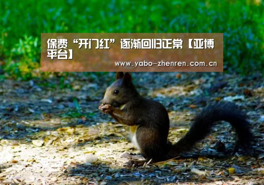 保费“开门红”逐渐回归正常【亚博平台】